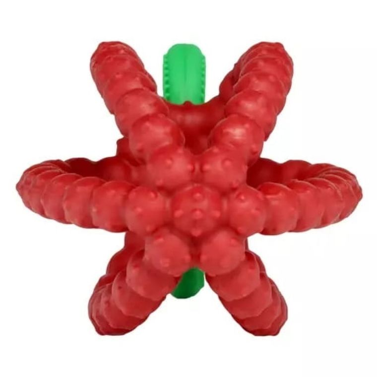 RazBaby, Soczysta Malina z listkami, gryzak silikonowy