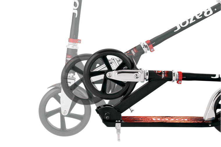 Razor, A5 Lux, hulajnoga aluminiowa, koła 200 mm, czarna