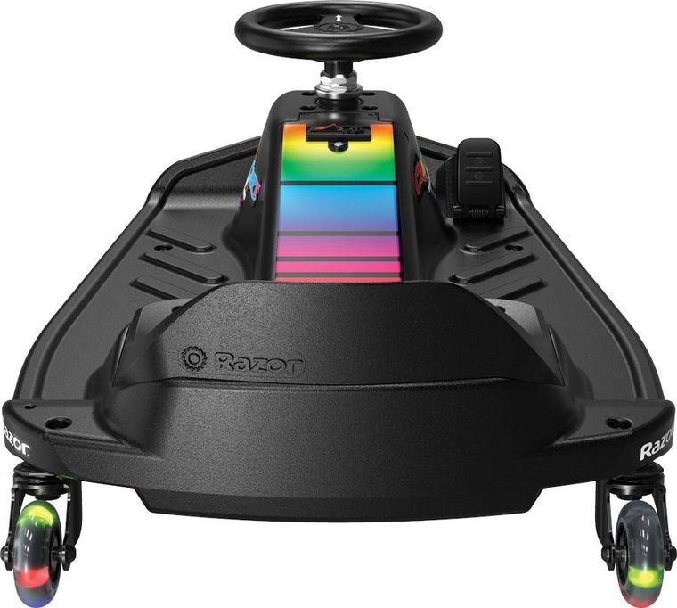 Razor, Crazy Cart Shift, pojazd na akumulator do driftu, czarny LED