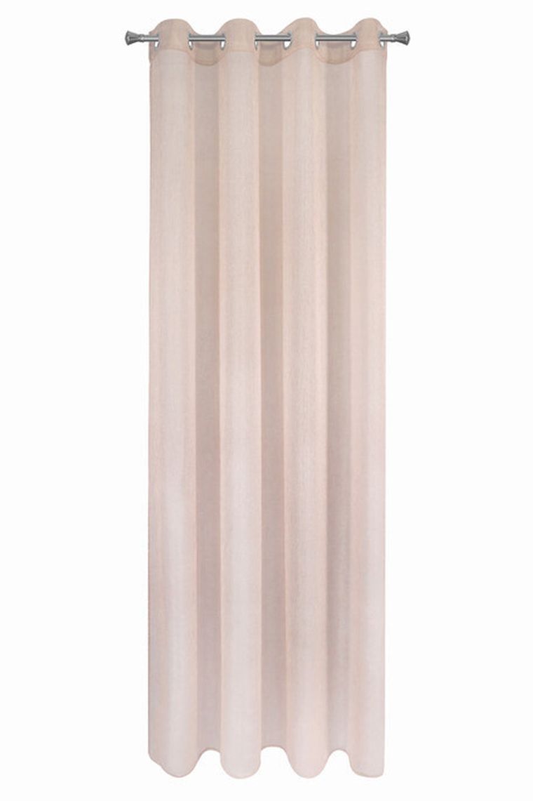 Rebecca, firana jednokolorowa o strukturze drobnego deszczyku, 140-250 cm