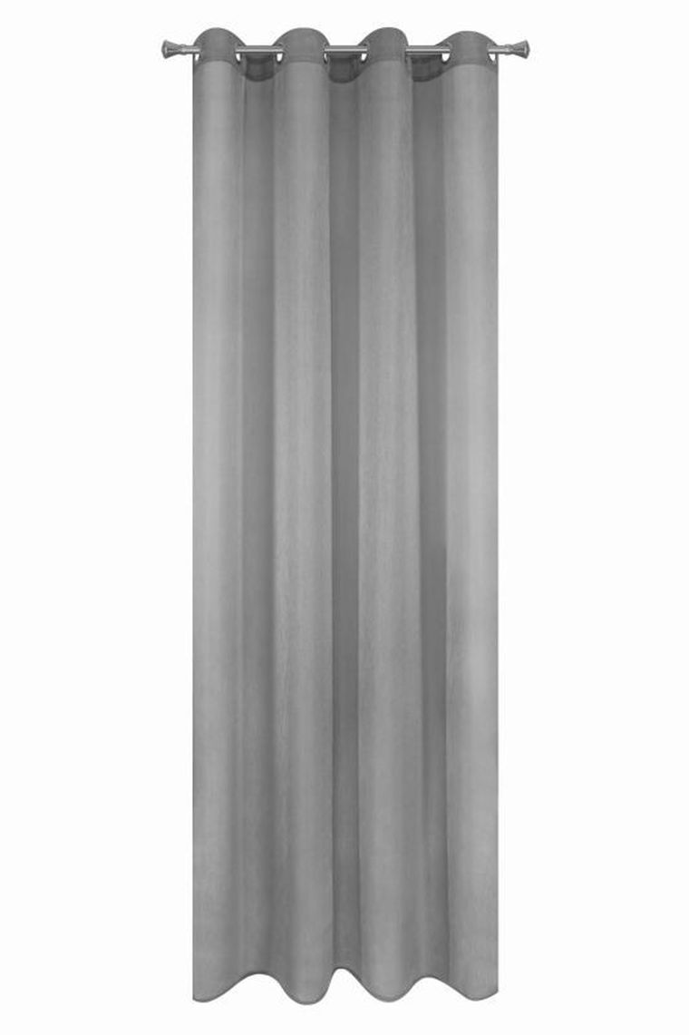 Rebecca, firana jednokolorowa o strukturze drobnego deszczyku, 140-250 cm