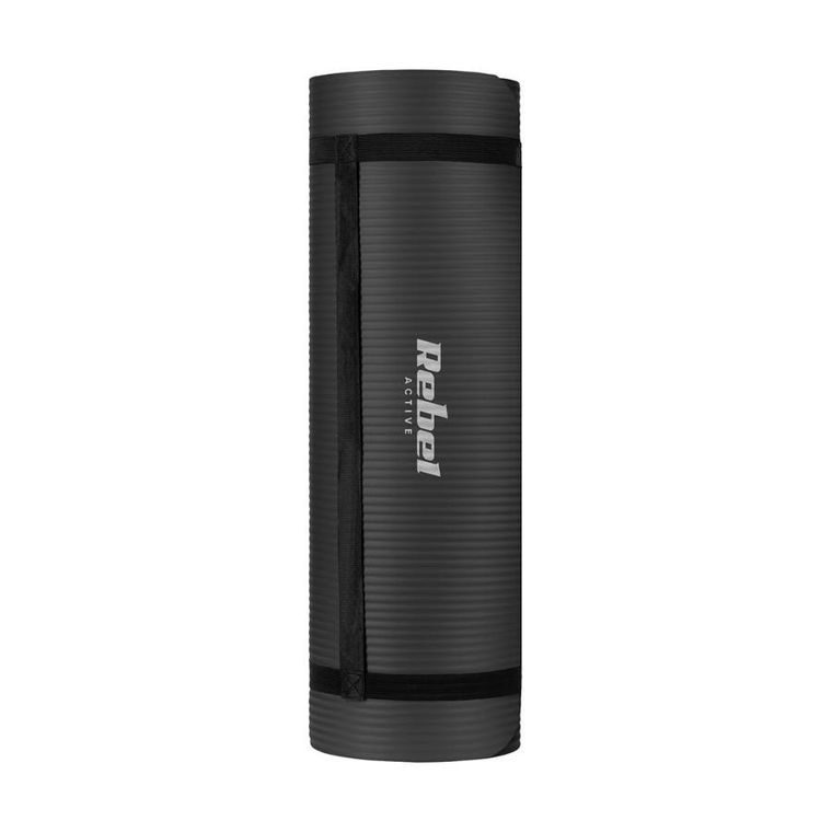 Rebel Active, mata gimnastyczna do ćwiczeń, czarna, 61-183 mm, RBA-3151-BK