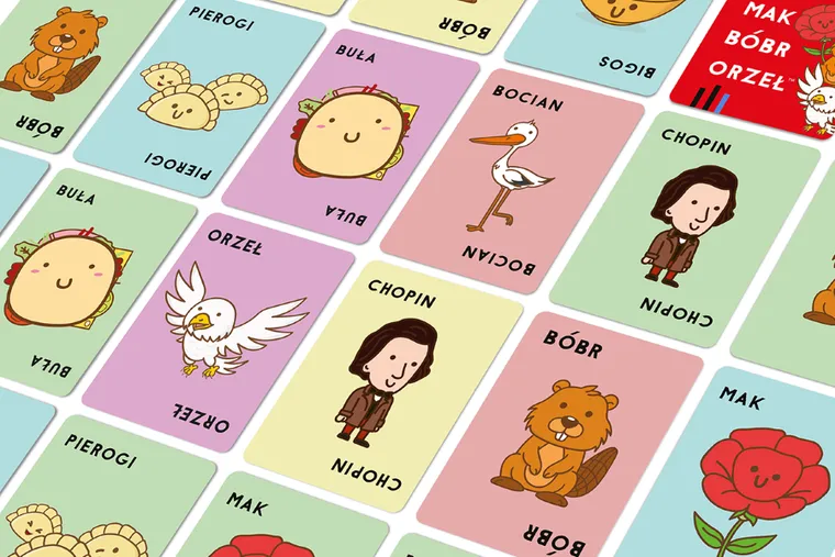 Rebel, Buła, Bigos, Mak, Bóbr, Orzeł, gra karciana