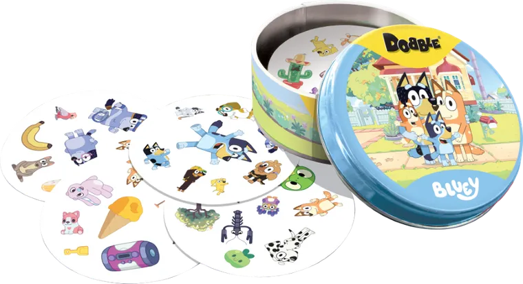 Rebel, Dobble, Bluey, gra familijna