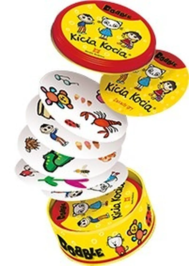Rebel, Dobble, Kicia Kocia, gra familijna