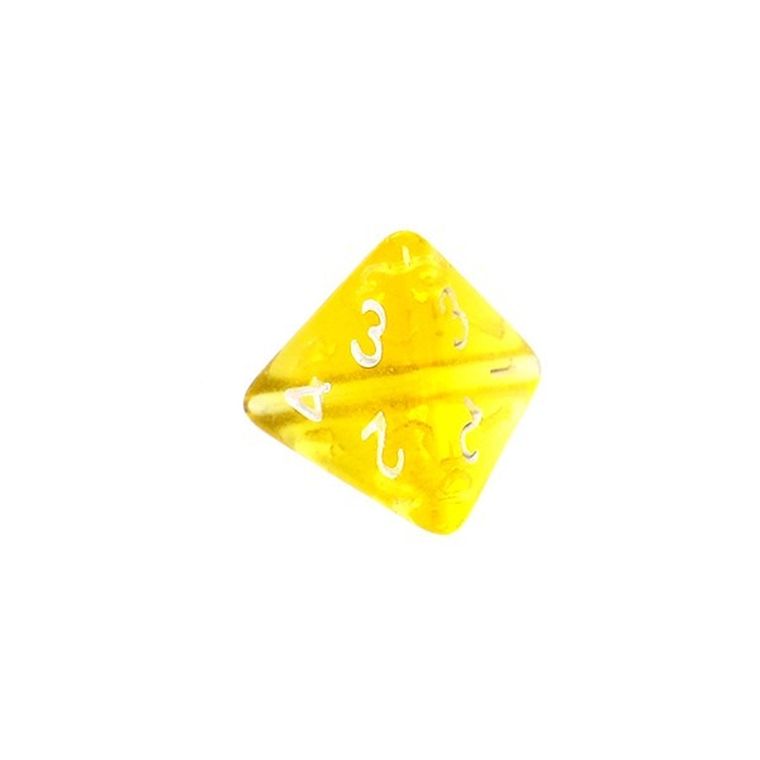 Rebel, komplet kości mini, kryształowe, żółte