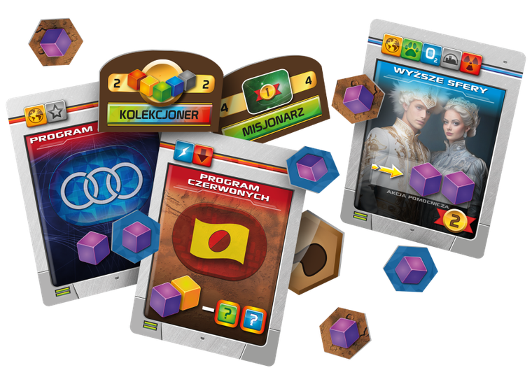 Rebel, Terraformacja Marsa: Misje, gra kościana, dodatek do gry