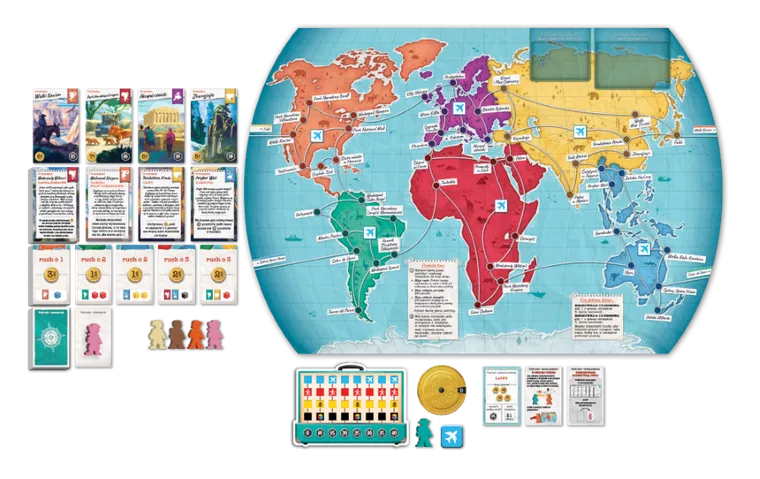 Rebel, Trekking przez świat, gra strategiczna