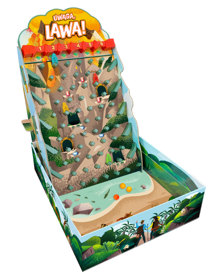 Rebel, Uwaga, lawa! gra familijna