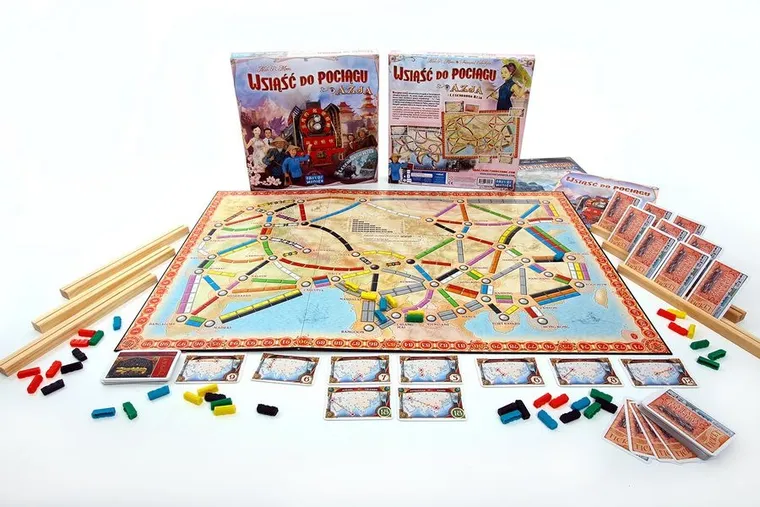 Rebel, Wsiąść do Pociągu: Azja, dodatek, gra familijna