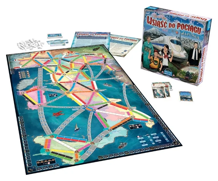 Rebel, Wsiąść do Pociągu: Kolekcja Map 7 - Japonia i Włochy, dodatek, gra familijna