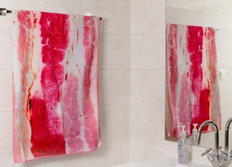 Ręcznik kąpielowy, bekon