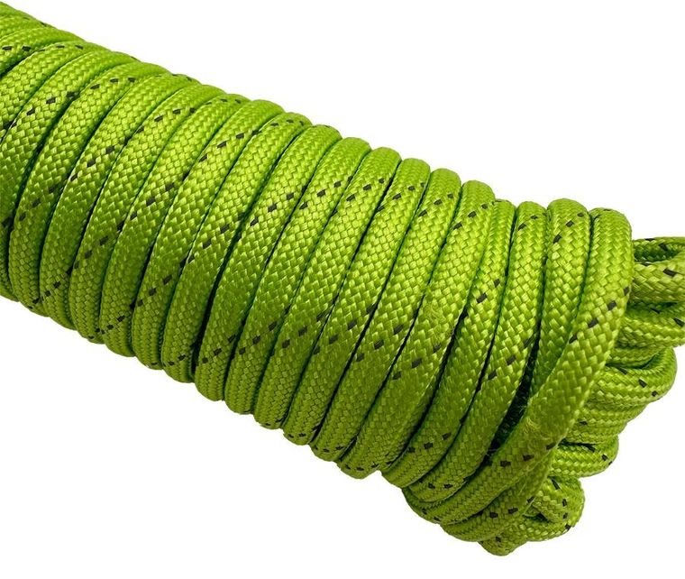 Redcliffs, linka turystyczna, odblaskowa, zielona, 15m