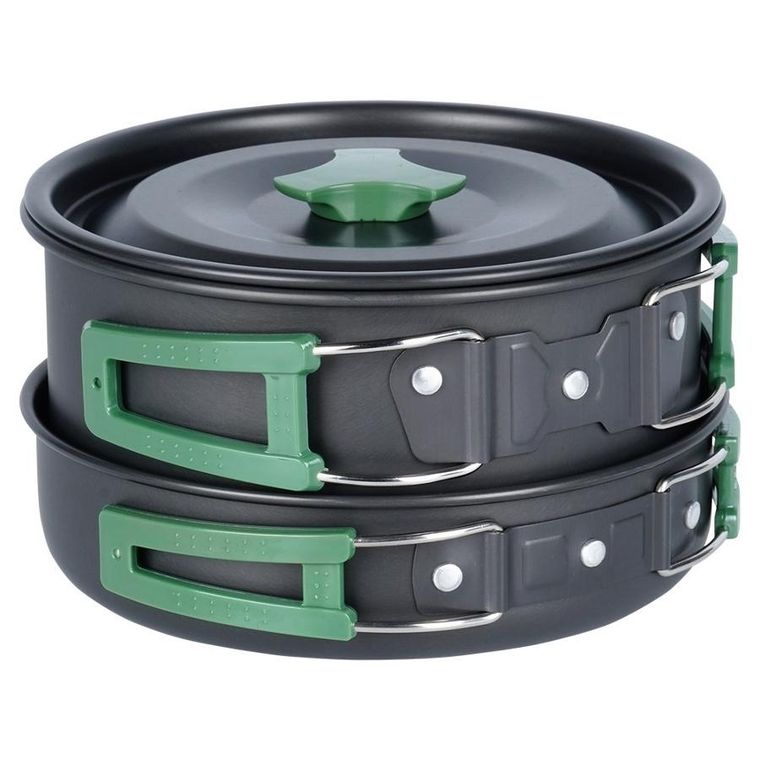 RedCliffs, naczynia turystyczne aluminiowe, 750 / 900 ml / 1.65 l, 3 elementy