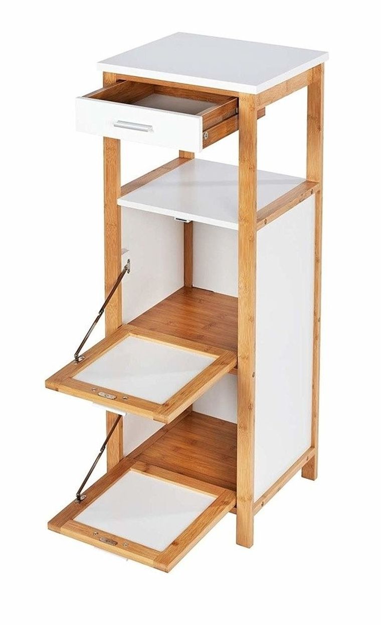 Regał dwupoziomowy z szufladką, Finja