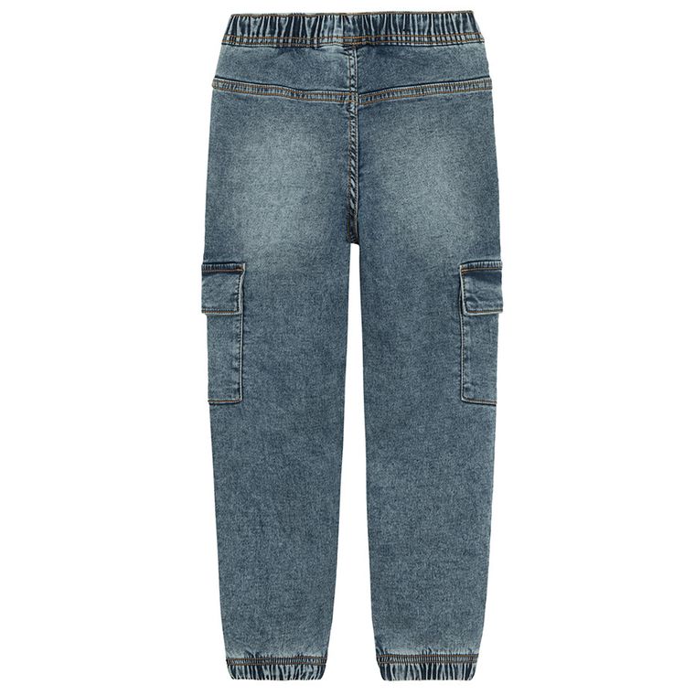 Regulowane jeansy o kroju jogger Cool Club