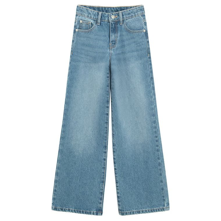 Regulowane jeansy z szerokimi nogawkami NOWEAR