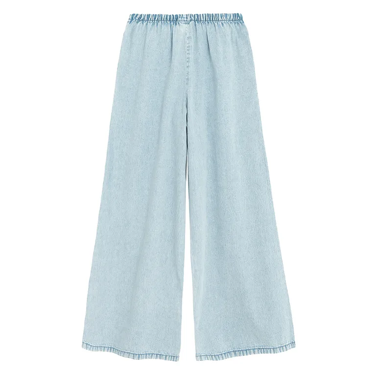 Regulowane spodnie wide leg z gumką Cool Club