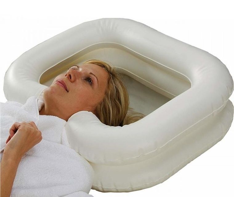 Reha Fund, nadmuchiwany basen do mycia głowy