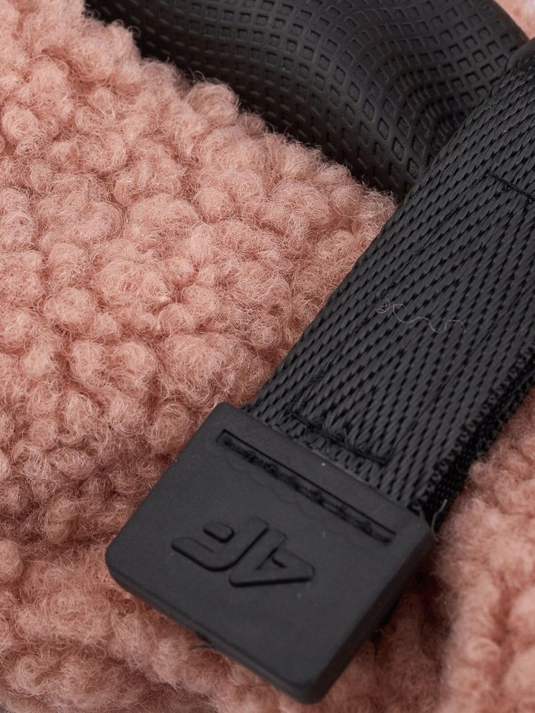 Rękawiczki damskie, różowe, 4F