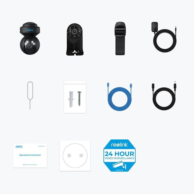 Reolink, kamera IP do monitoringu, E Series E540, czarna