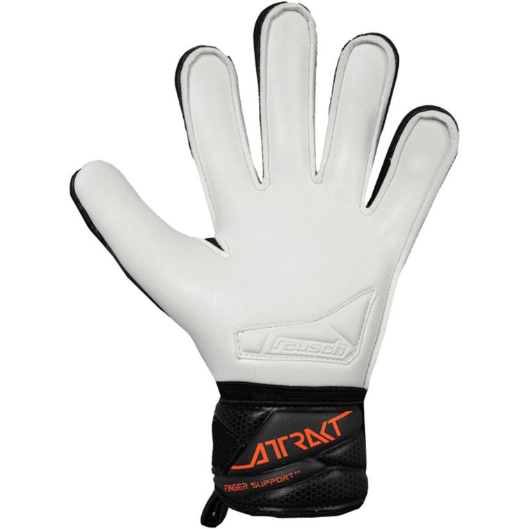 Reusch, rękawice piłkarskie, Attrakt Advance Finger Support Junior 56 72 210 7783, rozmiar 7,5