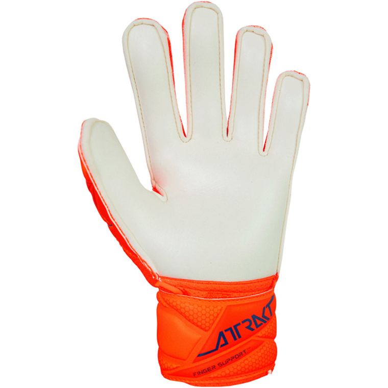 Reusch, rękawice piłkarskie, Attrakt Solid Finger Support Junior 56 72 510 2290, rozmiar 7