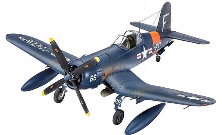 Revell, F4U-4 Corsair, model do sklejania z farbami, 1:72