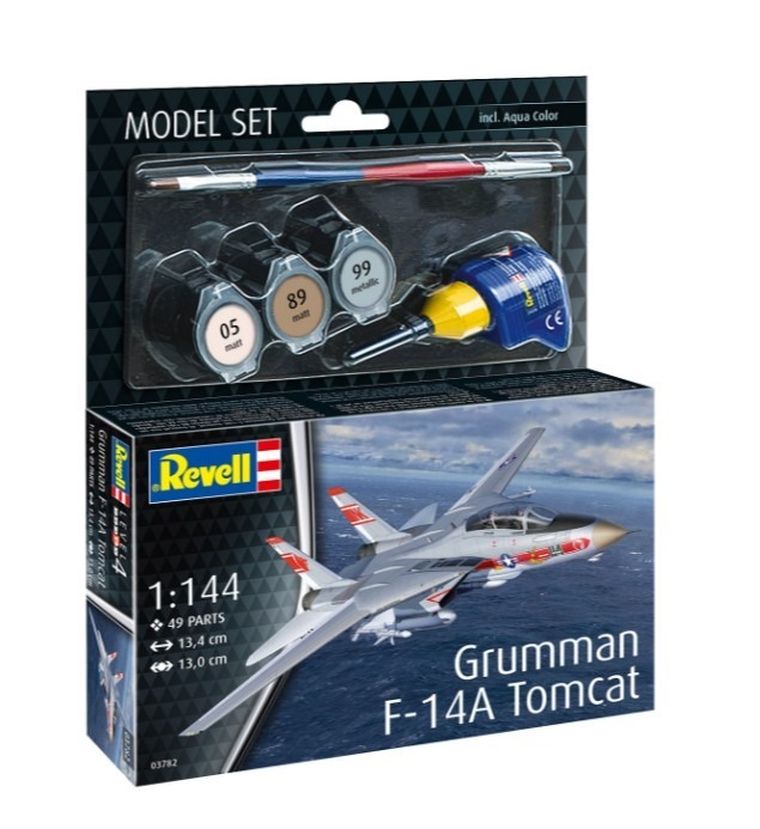 Revell, Model Set, Grumman F-14A Tomcat, model do sklejania z farbami