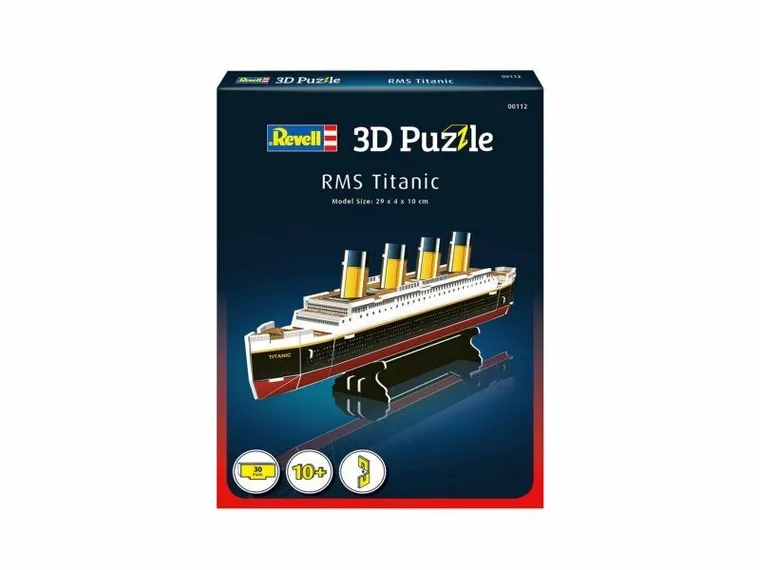 Revell, RMS Titanic, puzzle 3D, 30 elementów