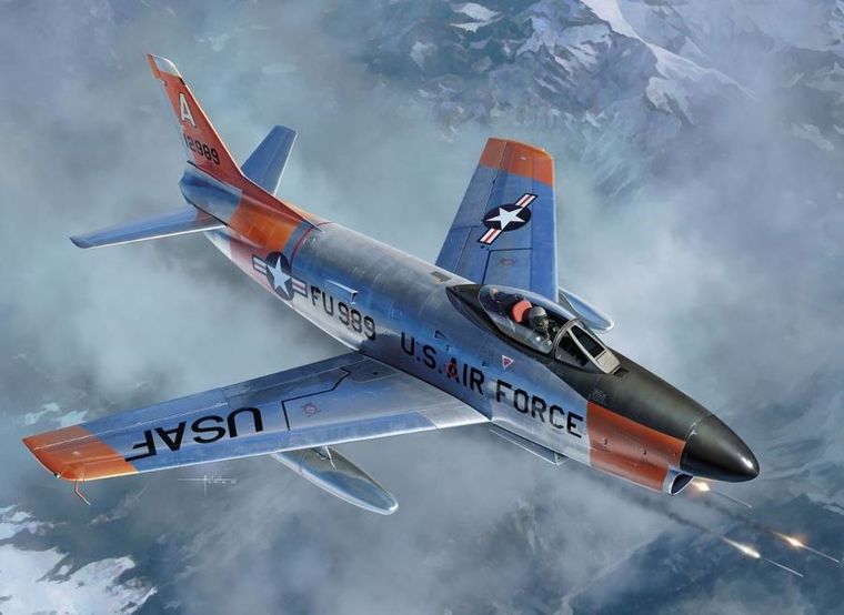 Revell, samolot F-86D Dog Sabre, 1:48, model plastikowy