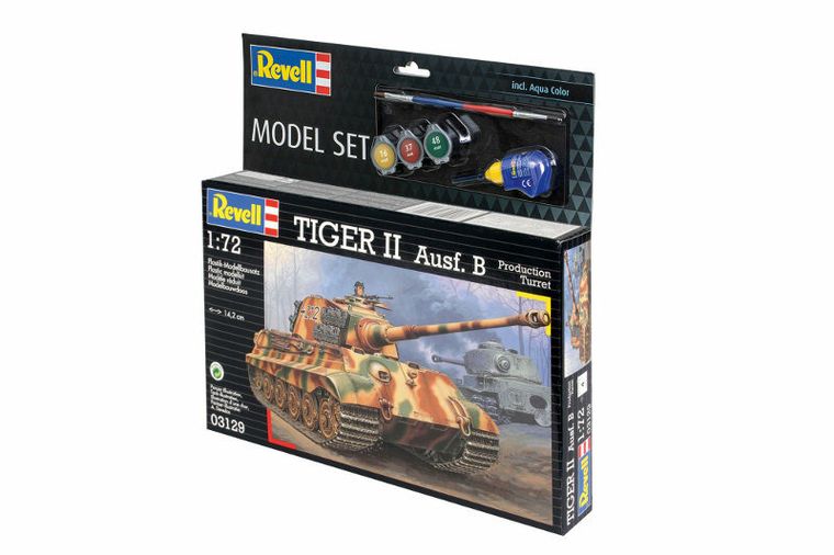 Revell, Tiger II Ausf. B, model do sklejania, 1:72