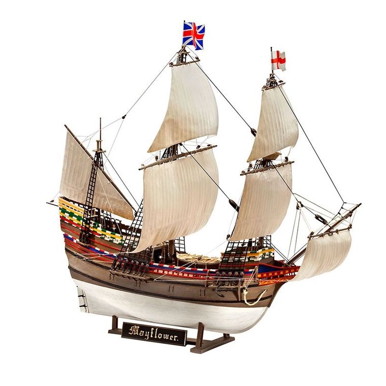 Revell, żaglowiec Mayflower 400, model do sklejania, 1:83
