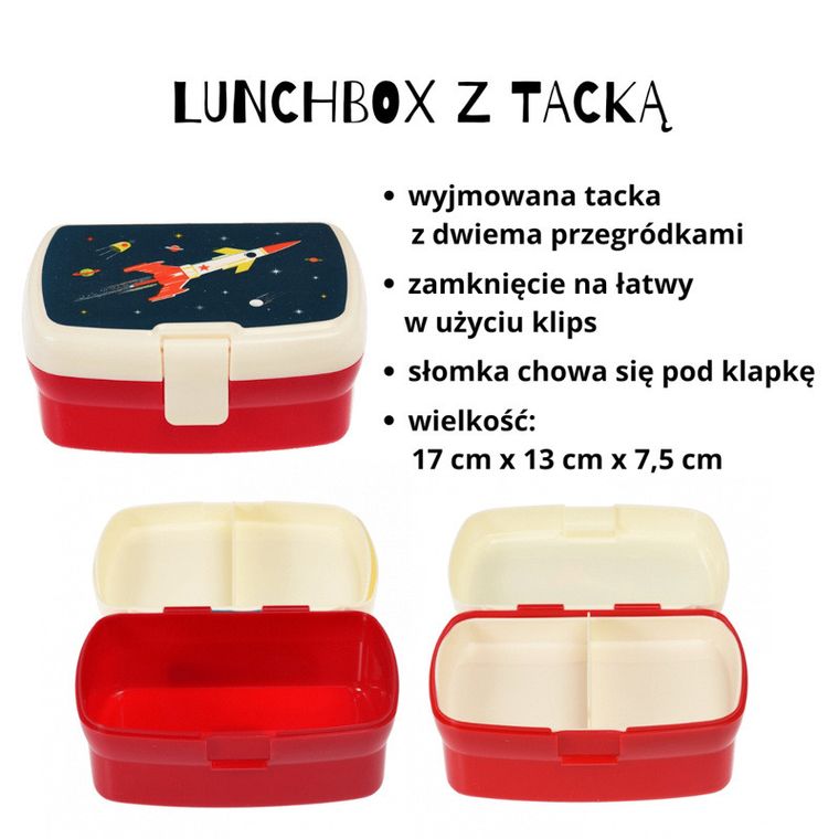Rex London, Kosmos, lunchbox i bidon, zestaw