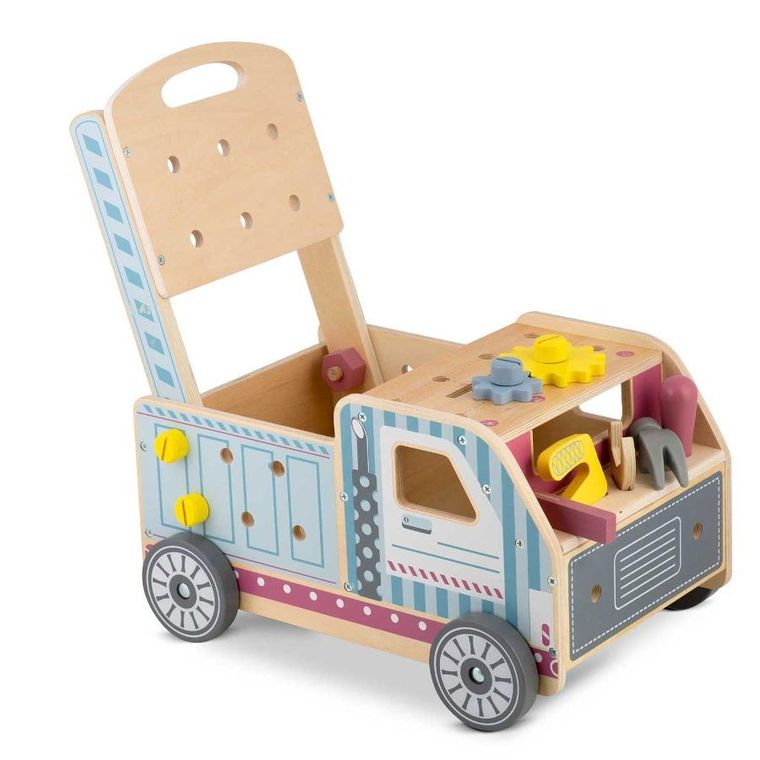 Ricokids, drewniany chodzik, pchacz z narzędziami