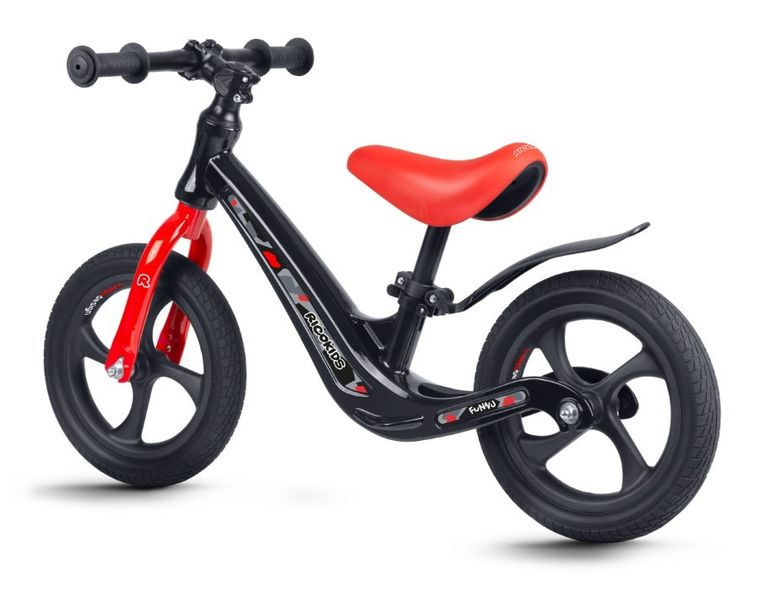 Ricokids, Funnu, rowerek biegowy dla dzieci, czarny