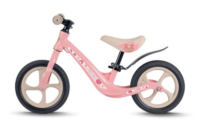 Ricokids, Funnu, rowerek biegowy dla dzieci, różowy