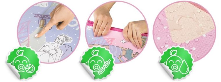 Ricokids, mata piankowa do kolorowania, 120-90-0,3 cm