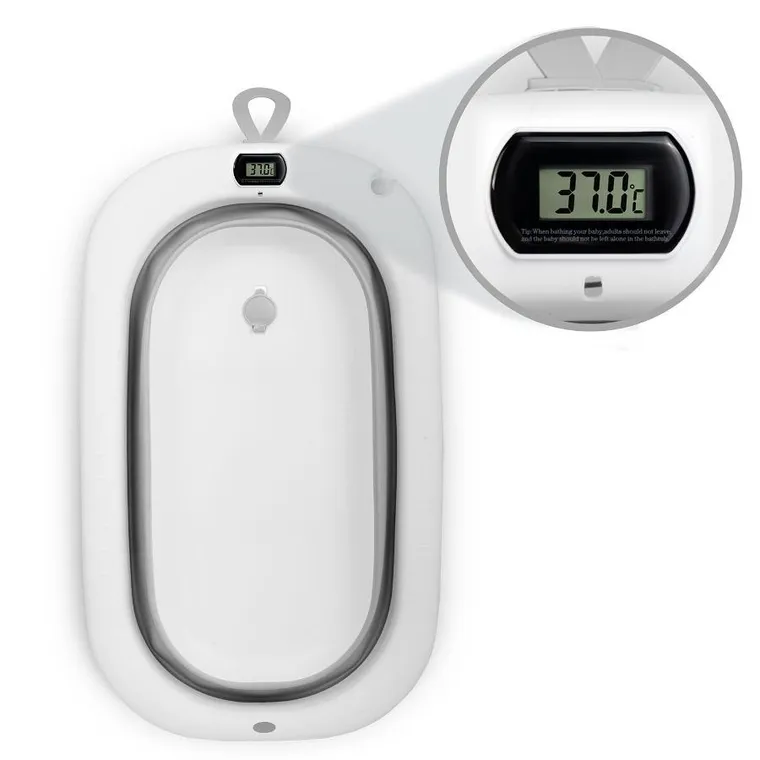 Ricokids, RK-287, wanienka składana z termometrem i wkładką, biało-szara