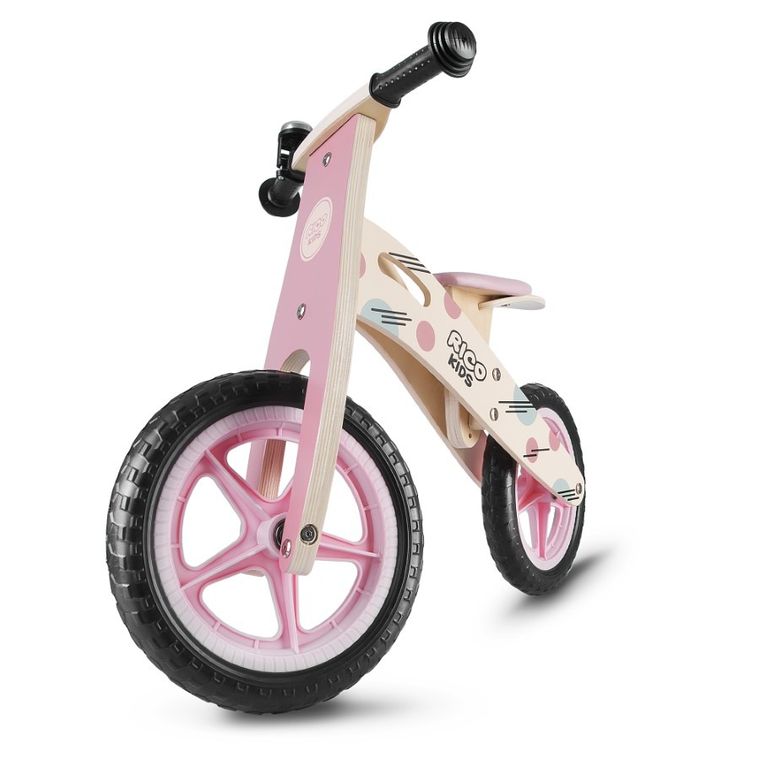 Ricokids, rowerek biegowy, 12 cali, drewniany