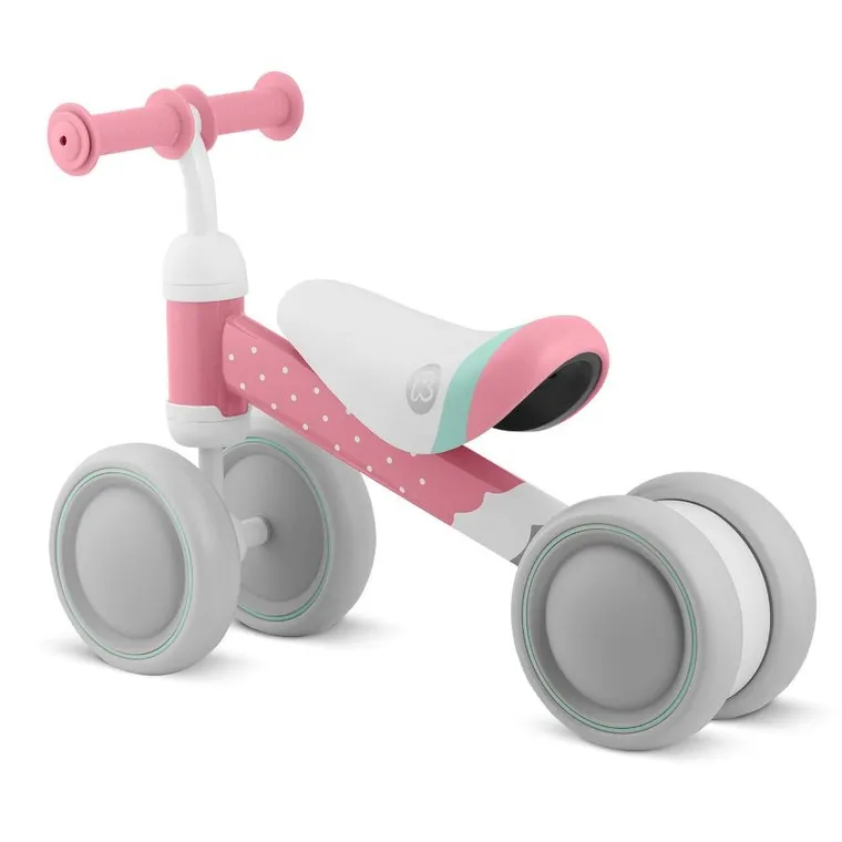 Ricokids, rowerek biegowy dla dzieci, trójkołowy, różowy