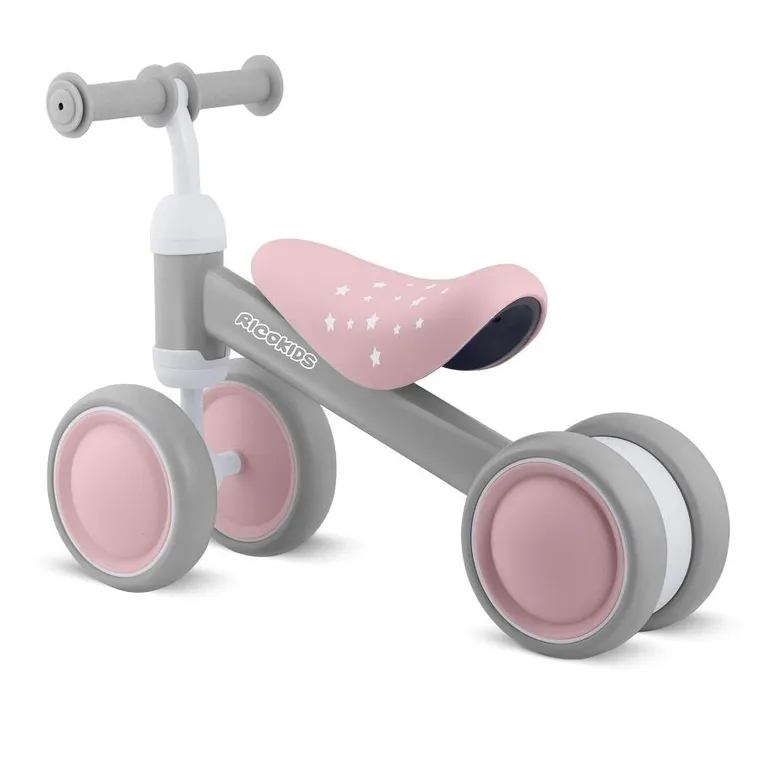 Ricokids, rowerek biegowy dla dzieci, trójkołowy, szary
