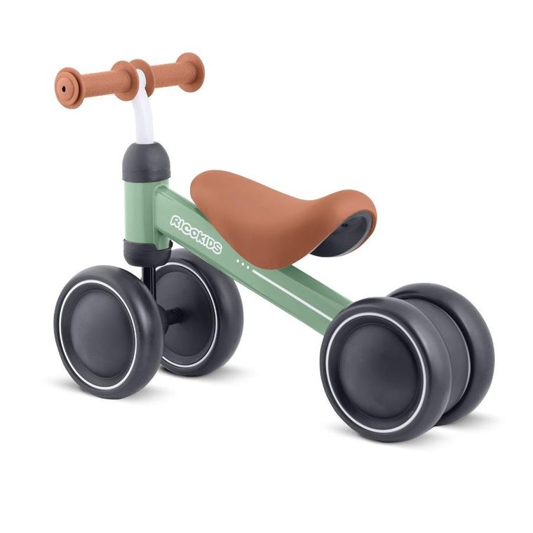 Ricokids, rowerek biegowy dla dzieci, trójkołowy, zielony
