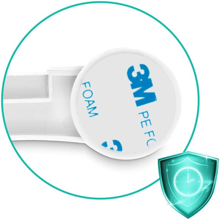 Ricokids, zabezpieczenie otwierania szafek, białe, 10 szt.