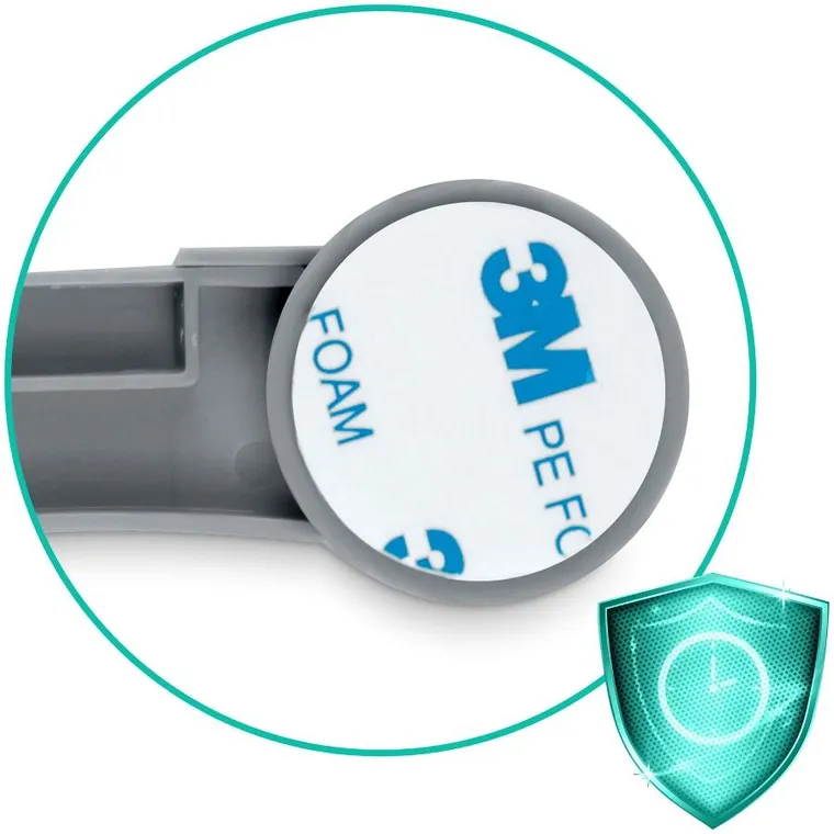 Ricokids, zabezpieczenie otwierania szafek, szare, 10 szt.