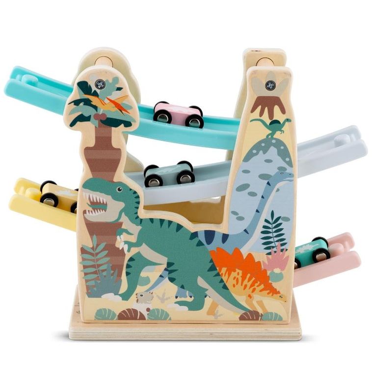 Ricokids, Zjeżdżalnia z samochodzikami, drewniana zabawka