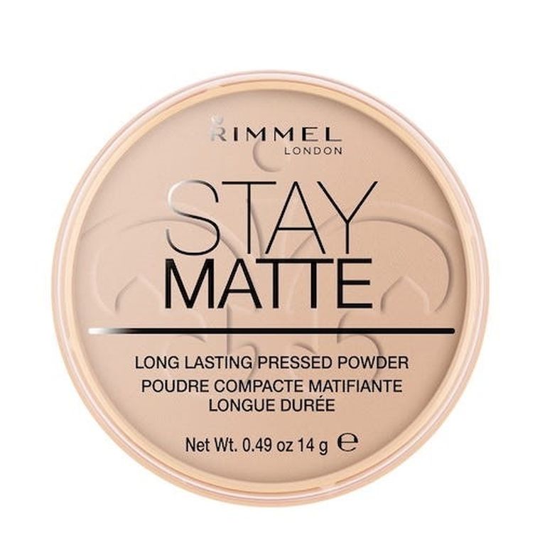 Rimmel, Stay Matte Long Lasting Pressed Powder, Puder prasowany, nr 5 Silky Beige, 14 g
