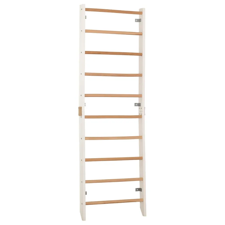 Rinagym, drewniana drabinka gimnastyczna, Kombi 1, biały