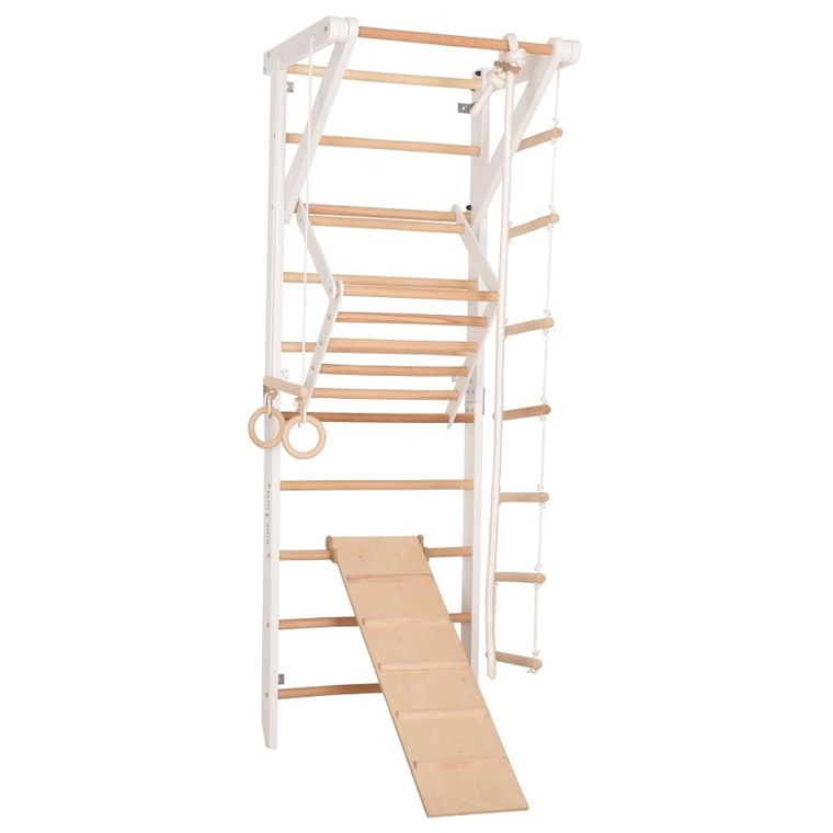 Rinagym, drewniana drabinka gimnastyczna, Sport 3, biały