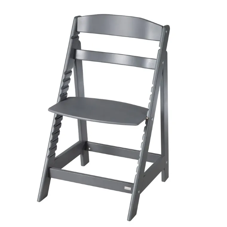 Roba, Sit Up Flex, drewniane krzesełko, antracyt